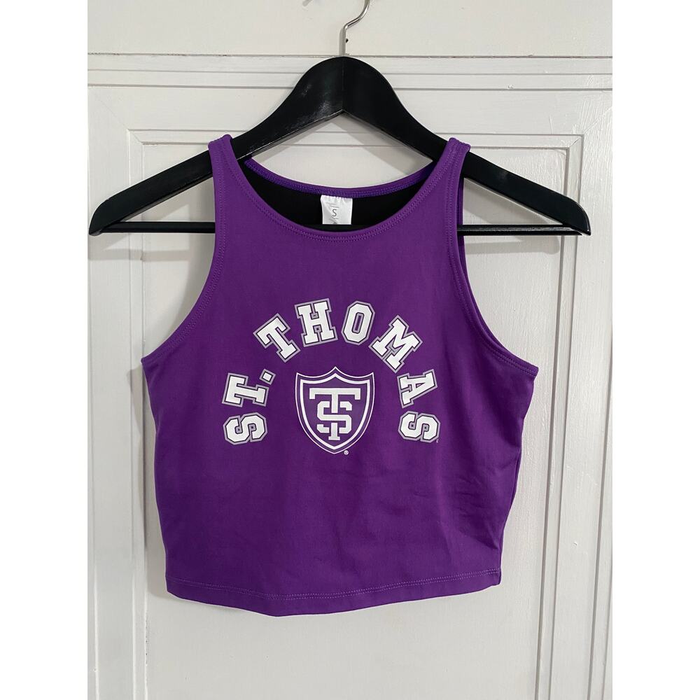 NWT University of St. Thomas Tommies Cropped Tank Top Size S